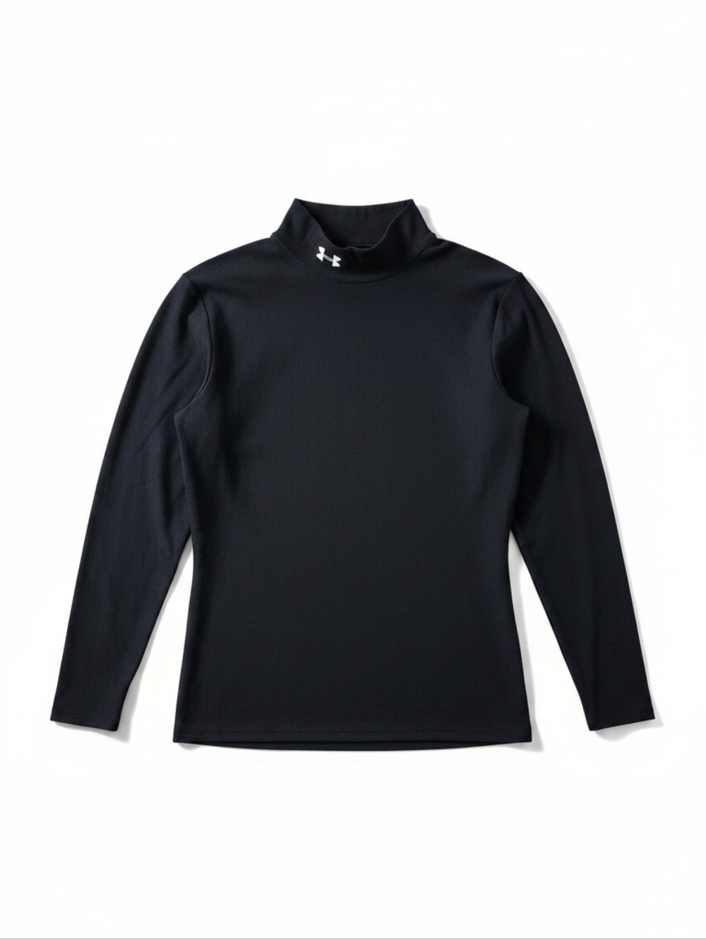 Under Armour ColdGear Mock Neck Compression Shirt Black Long Sleeve Men’s